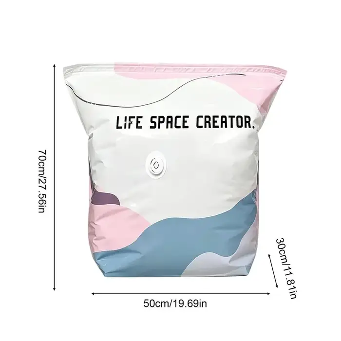 Sacs sous vide pour vêtements, portables, réutilisables, hermétiques, sacs de rangement sous vide po