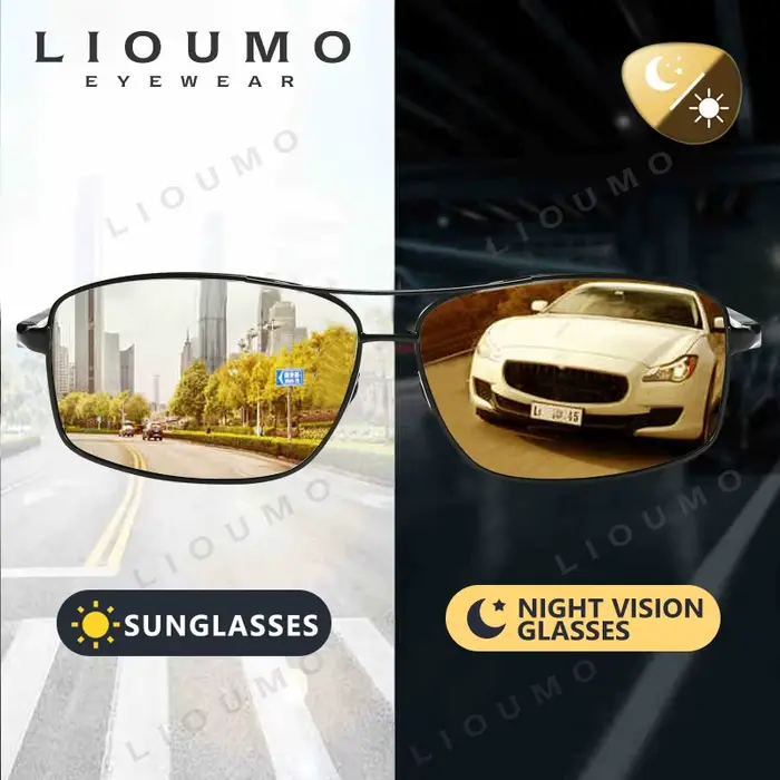 LIvissed MO-Lunettes de soleil polarisées photochromiques pour homme et femme, accessoire de haute q
