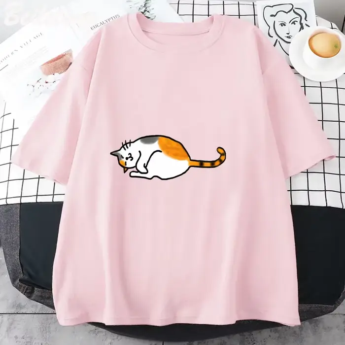 T-shirt femme Vintage, 100% coton
