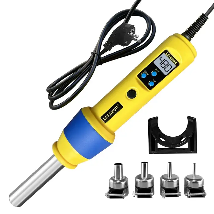 Station de soudage à dessouder avec pistolet à Air chaud numérique LCD, 110V 220V, température régla