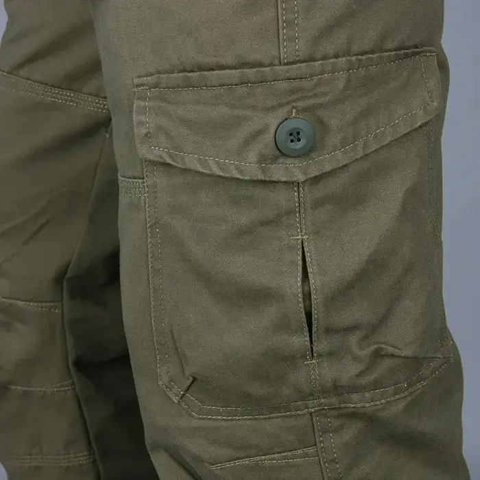 Pantalon baggy droit homme multi-poches - Sport