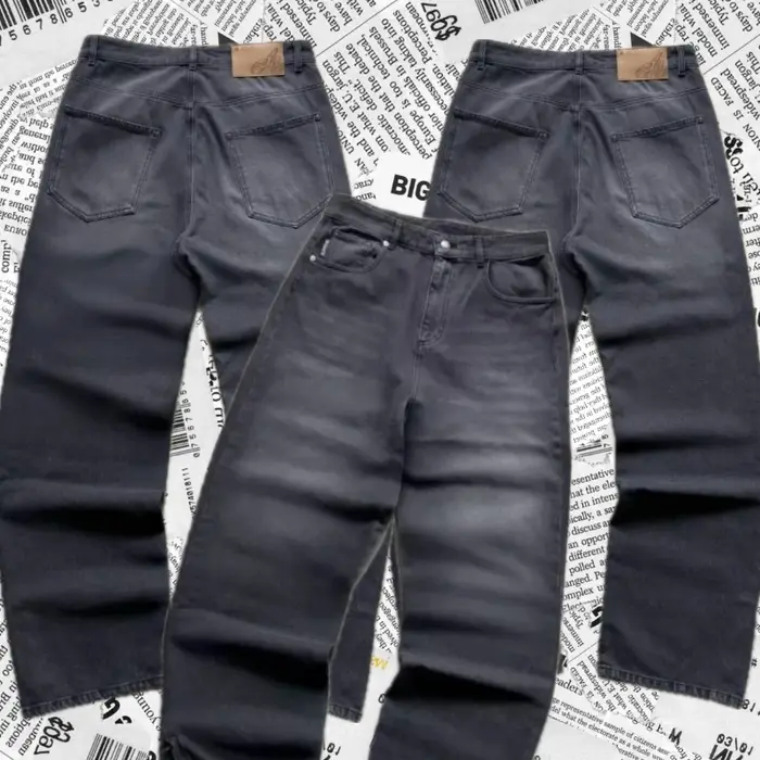 Pantalon décontracté pour hommes, européen et américain, hip-hop, pièce d'or, jean Y2K rétro gothiqu