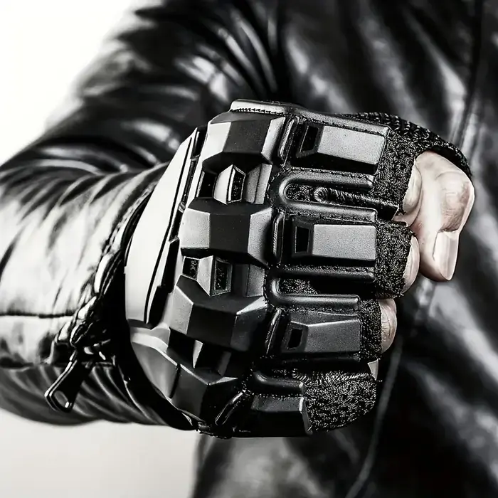 Gants thermiques sans doigts – Chauds, résistants à l'eau et améliorant la poignée pour moto, cyclis