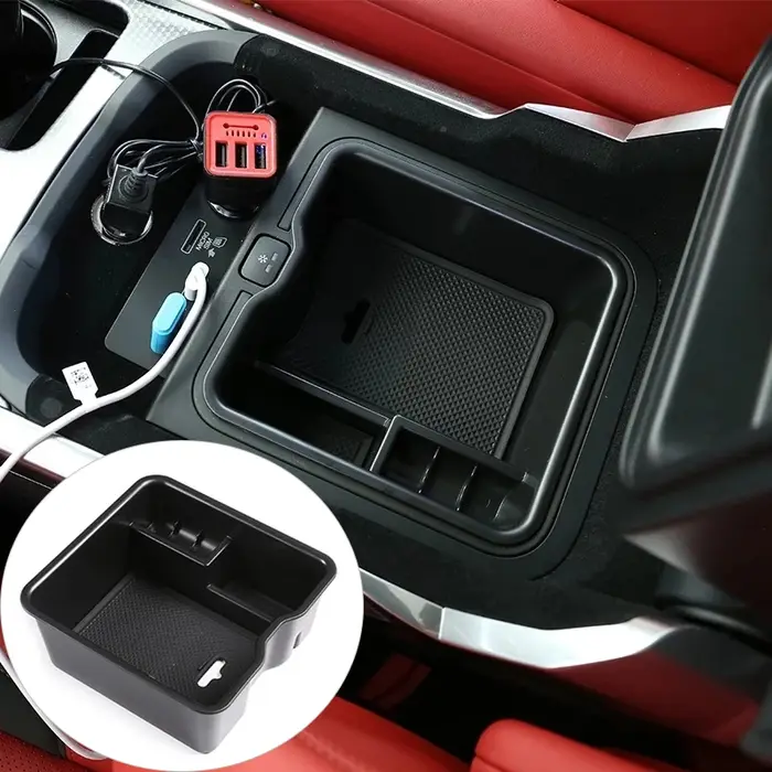 Boîte de rangement pour accoudoir Central de voiture, plateau organisateur de Console centrale pour 