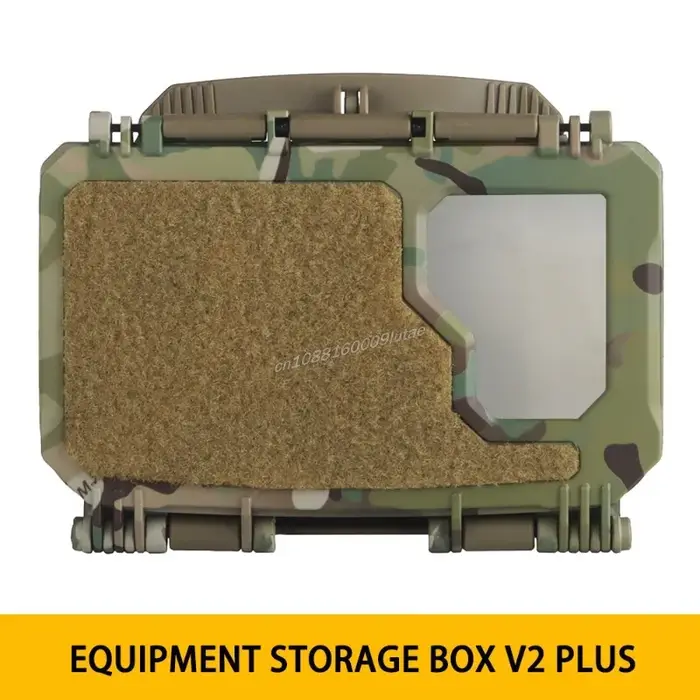 Boîte rangement navigation tactique V2 PLUS support téléphone MOLLE plaque chasse airsoft équipement