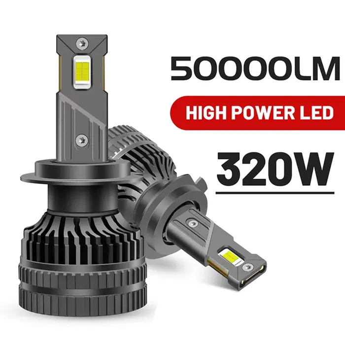 Haute Puissance H7 Led Phare Canbus 200W 50000Lm H1 H8 H9 H11 Ampoules Kit 360 Quartz hb3 Hb4 Hir2 V