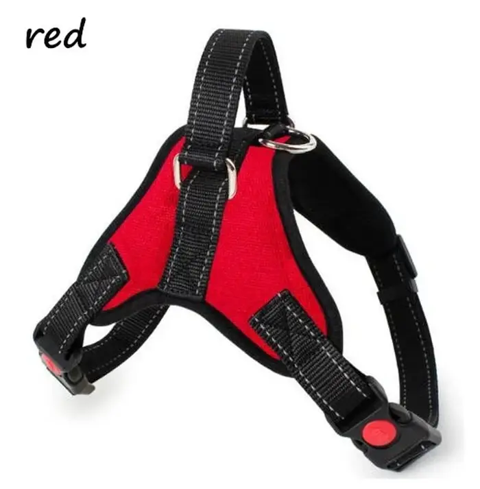 Harnais Réfléchissant Réglable pour Chien – Gilet de Contrôle pour Chiens XS S M L XL