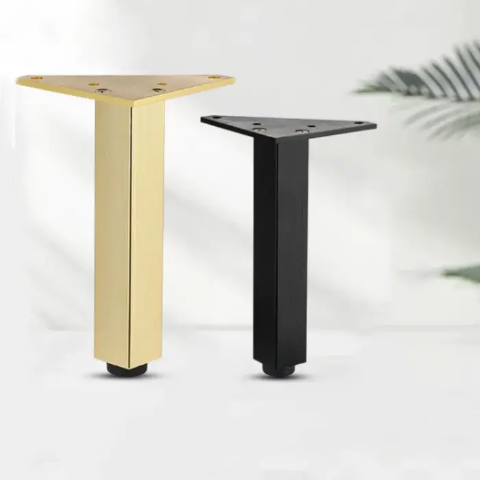 4 pièces pieds de meubles réglables pied de support en métal pour Table basse armoire chaise canapé-