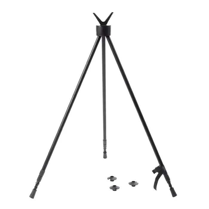 Trépied de tir ajustable en V - Bipied réglable pour chasse, affût et photographie animalière