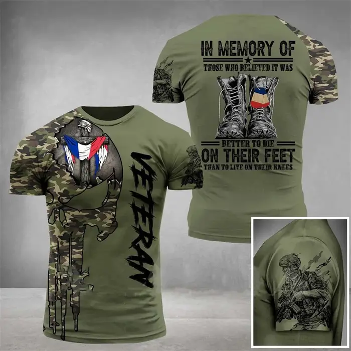 France Feel-T-shirt CamSolomon pour Homme