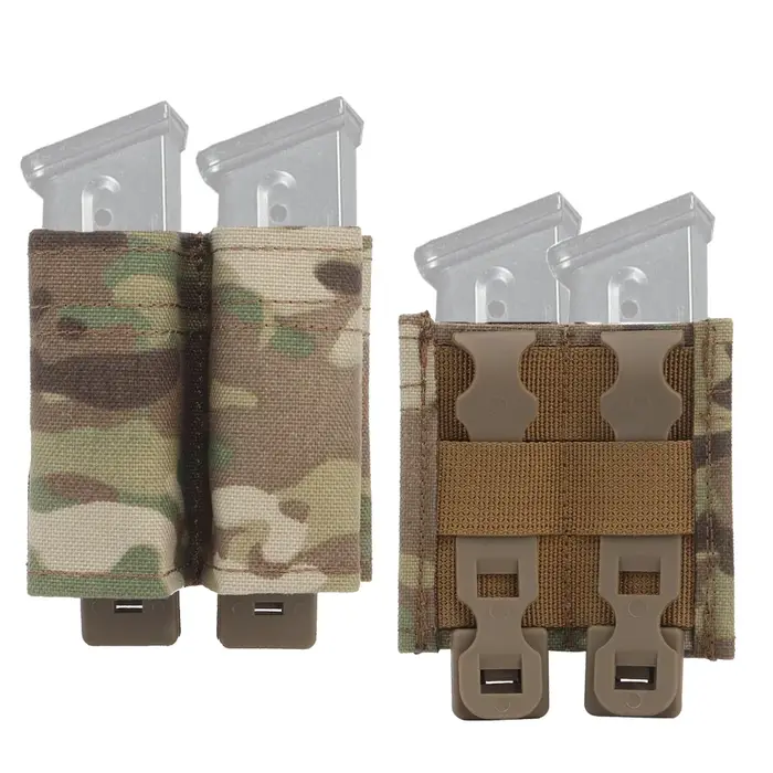 Sac de magazine pour pistolet de chasse en tissu mat et CORDURA avec support magnétique double, idéal pour chasseurs et collectionneurs, prêt pour toutes occasions de chasse