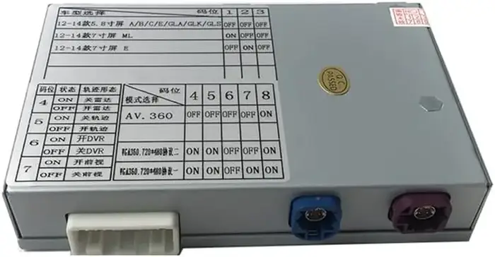 Interface d'affichage de caméra avant et arrière, décodeur de recul Ntg 4.5 Ntg 4.7 pour Benz