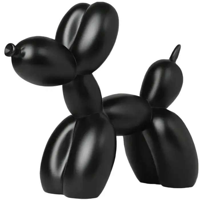 Sculpture de chien en ballon, décoration d'art moderne, convient aux salons, chambres, bureaux, bibl