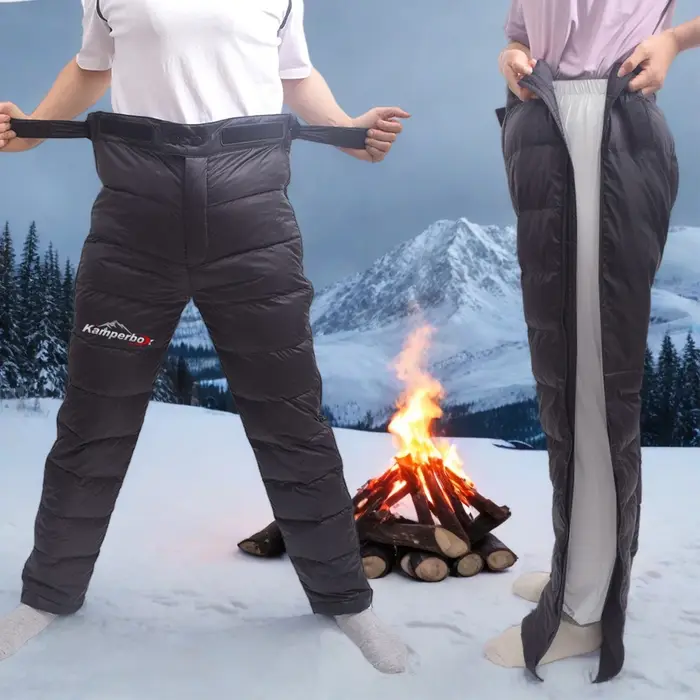 Kamperbox Pantalons en duvet Pantalons pour hommes, Pantalons d'hiver Pantalons d'hiver de randonnée