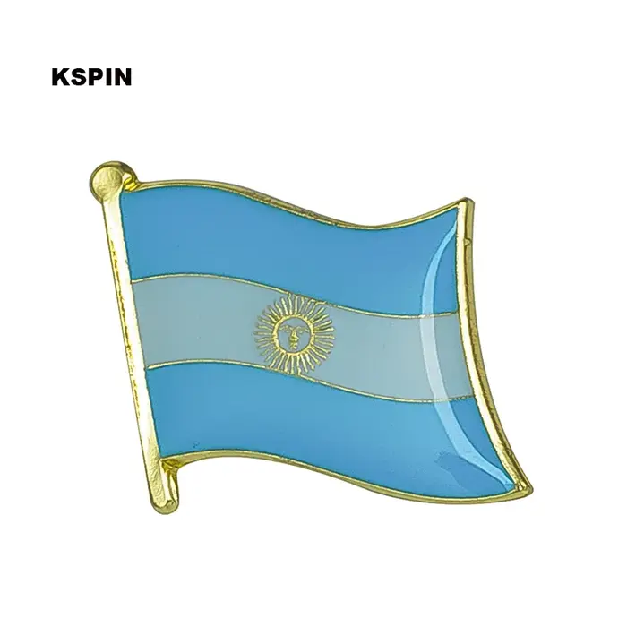 Badge en métal de l'équipe Qatar épinglette drapeau badge pour vêtements broche bouton activé occasion spéciale cadeau sportif