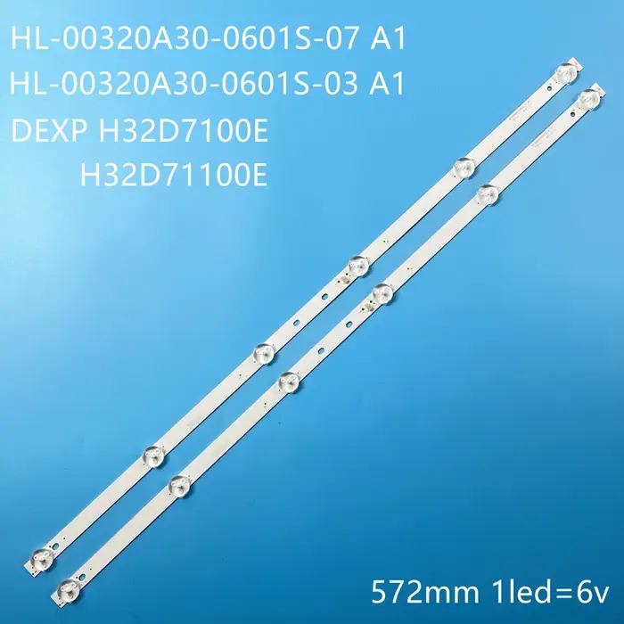 Bandes de Rétro-Éclairage LED Pour H32D7100E H32D71100E V320BJ6-Q01 CX315DLEDM V320BJ8-Q01 HL-00320A