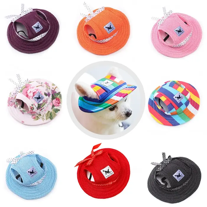 Casquette en toile pour chien