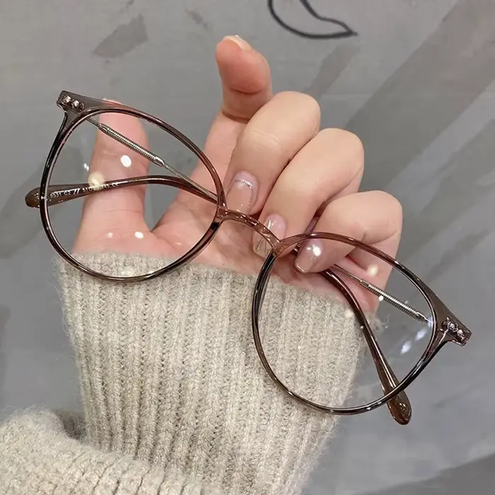 Hommes Et Femmes Ronde Anti Bleu Lunettes Ordinateur Cadre Optique Lentilles Nouvelle Arrivée 2023