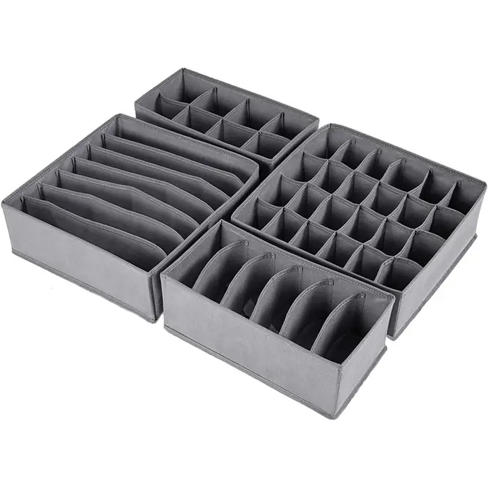 Boîte de rangement pour sous-vêtements et chaussettes, organisateur de tiroir élégant pour armoire, rangement de vêtements, sac de rangement multifonctionnel occasions spéciales