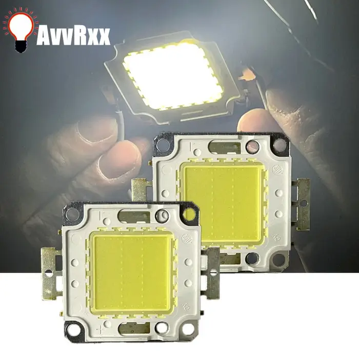 AvvRxx LED perle 10W 20W 30W 50W 100W intégré haute puissance Cob 24*40MIL 6500K 3500K pour projecte