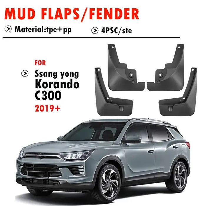 Garde-boue pour Ssang yong Korando, garde-boue, accessoires de voiture, style avant et arrière, 4 pi