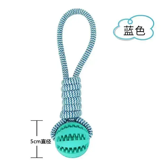 Boule de jouet pour chien, molaires, nettoyage des dents, chiens moyens et grands, fuite, boule de n