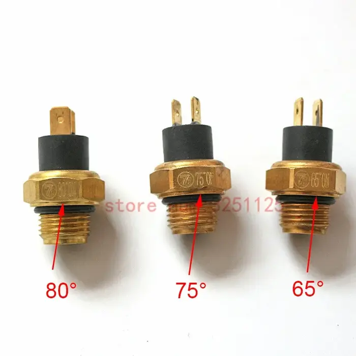 Thermostat de commutateur de ventilateur thermique de radiateur M16, pour pièces de moto de Scooter 