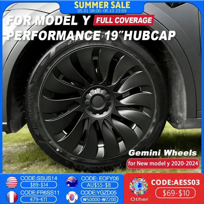 4 pièces de capuchons de roue de performance pour automobile