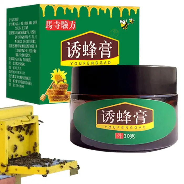 Baume attractif pour abeilles – Appât pour abeilles sauvages d'extérieur – Facile à utiliser pour at