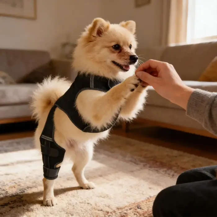 Attelle de hanche réglable pour chien