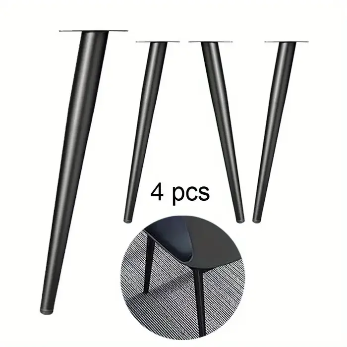 4 pièces accessoires de pieds de meubles pieds de meubles pieds de meubles en métal remplacement sal