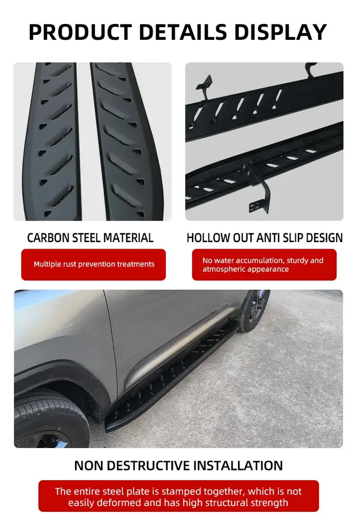 Pédale de véhicule tout-terrain automatique avec accessoire de support de marche latérale électrique