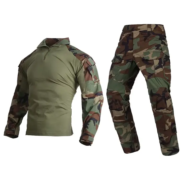 Uniforme chasse combat Emersongear G3 shirt pantalon woodland airsoft entraînement outdoor