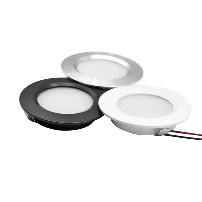 Dimmable 3W 5W 12V 24V Led Spot Light Slim14mm encastré plafonnier D55mm maison hôtel salon ampoule 