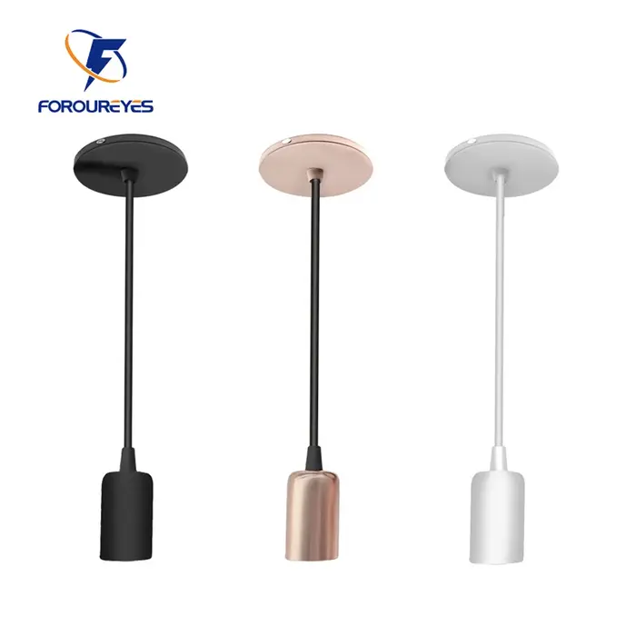 Base Led suspendue moderne et simple, support de lampe E27, douille 110V 220V, Base E27 pour ampoule