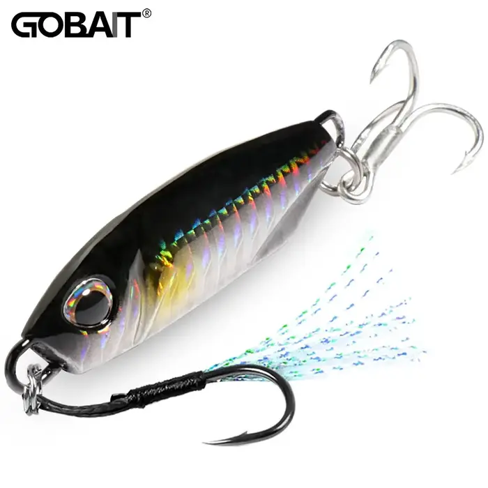 Leurre de pêche au gabarit en métal 10g 20g 30g 40g Shore Casting Swimbait cuillère Spiner Laser LAK