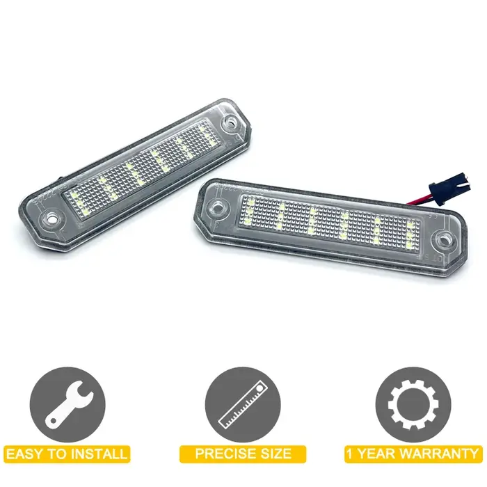 Ensemble d'éclairage de plaque d'immatriculation LED 12V pour Honda Civic EJ/EG/EK Series 91-00 CR-X