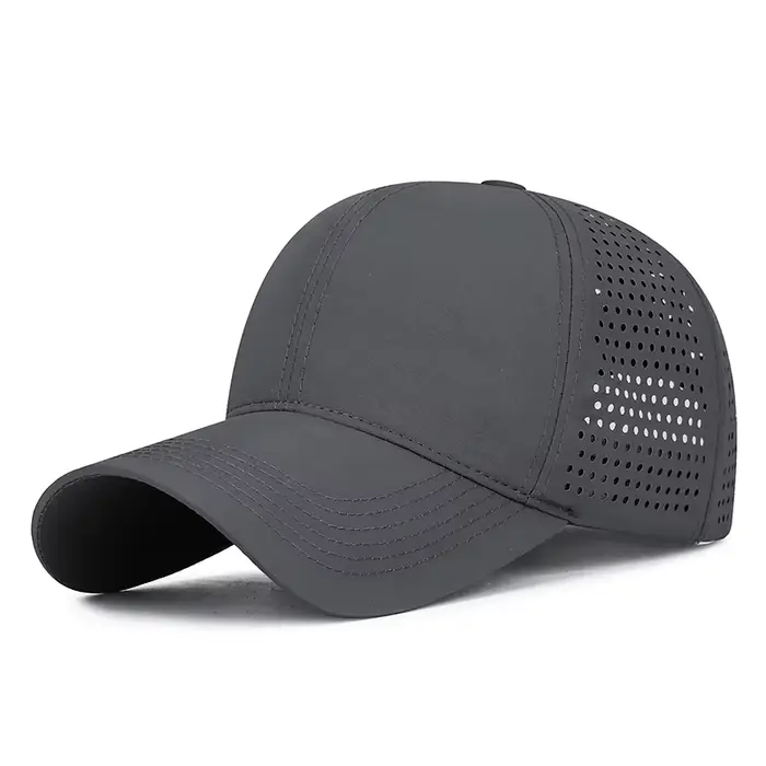 Casquette de soleil de randonnée légère pour hommes et femmes, chapeau respirant perforé au Laser à 