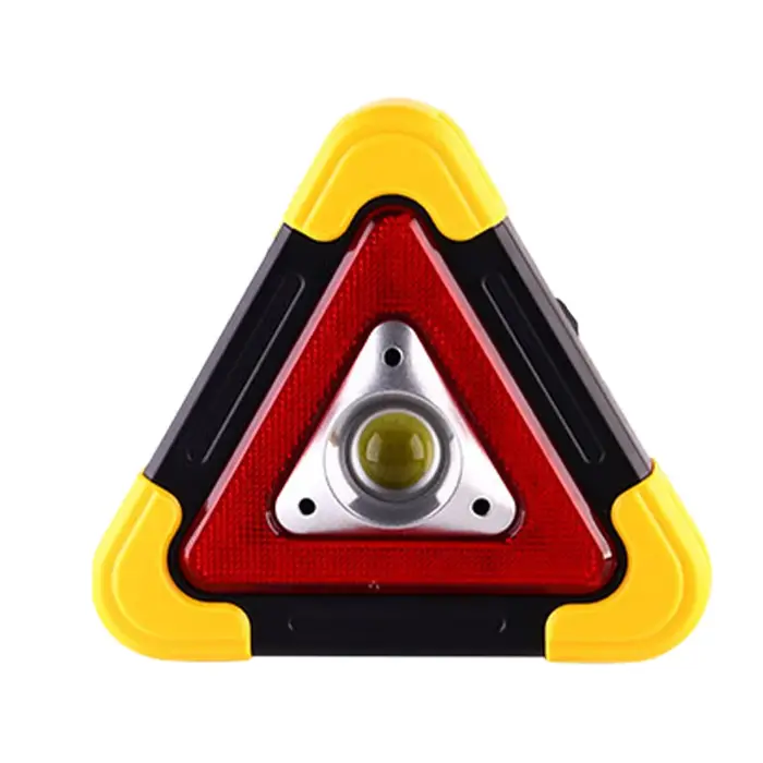 Signe d'iode triangulaire pour voiture, lampe de travail LED, sécurité routière, installation d'urge
