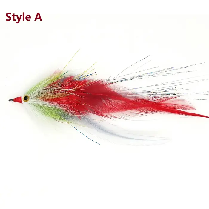 Streamer pêche à la mouche mouches Conehead pour truite Steelhead saumon brochet mouche attachant cr