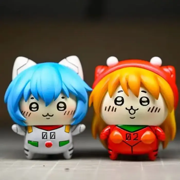 Evangelions Ayanami Rei Asuka figurines Cosplay Usagis Hachiwares Anime modèle poupée dessin animé d