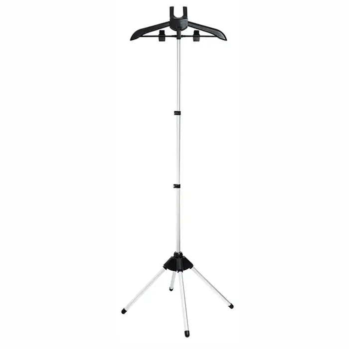 Support de défroissage télescopique réglable de 160 cm, cintres pliables sur pied pour défroissage d