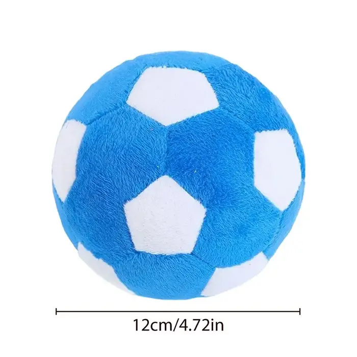 Ballon de jeu pour chien, peluche douce, ballon de football, balles couineuses pour chiot, chat, rac