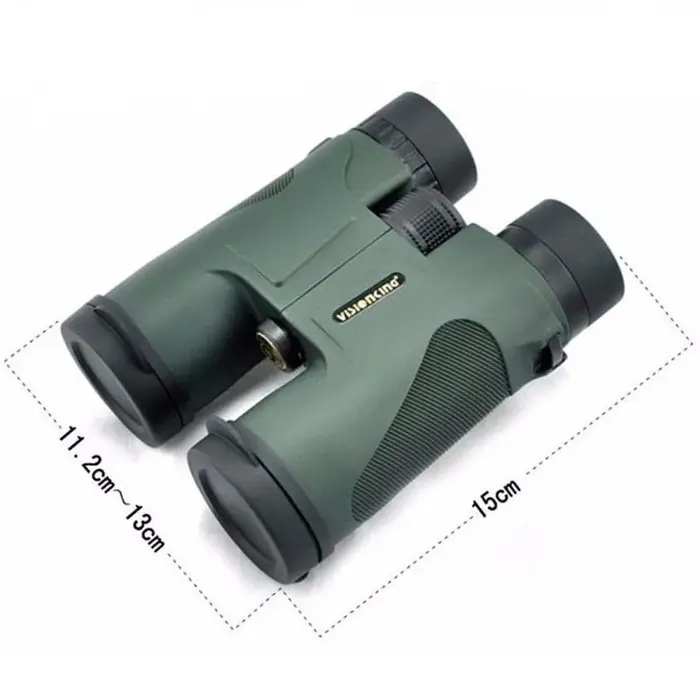 Jumelles de chasse Visionking 10x42 longue portée étanches avec prismes BAK4 FMC - Puissantes et fiables