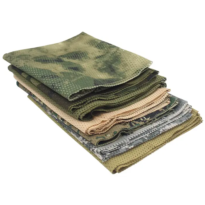 Hunting Mesh Breathable Scarf 165*48cm Tactical Bandana Special Operations Camou