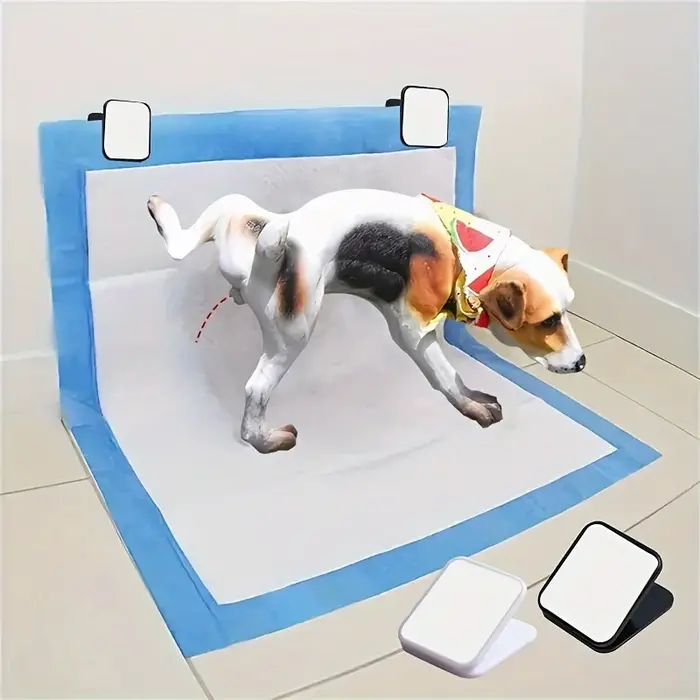 Support mural pour coussin de pipi pour chien