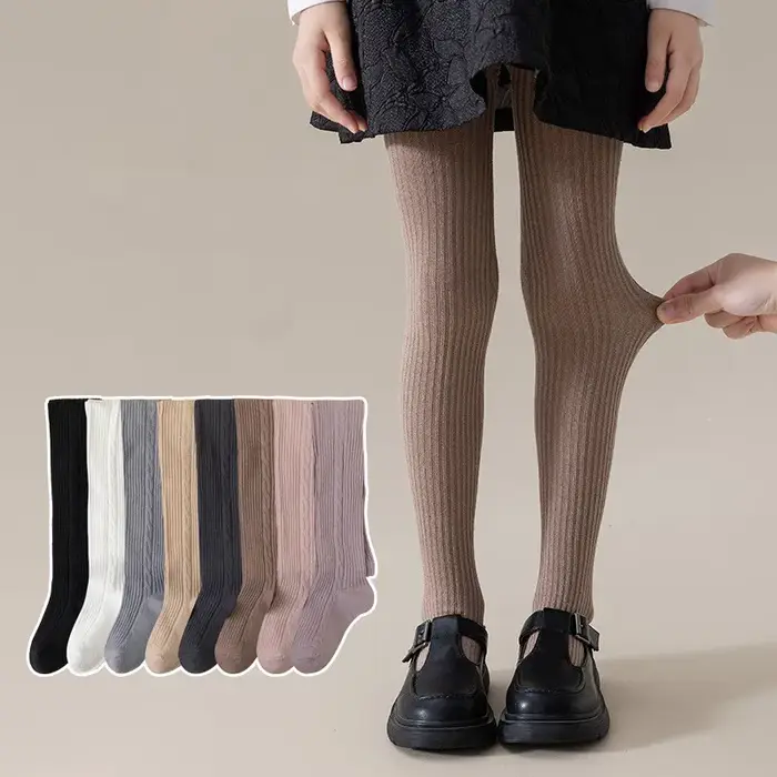 Collants en coton pour filles de 0 à 12 ans, mignons, printemps, automne, hiver, bas en coton, colla