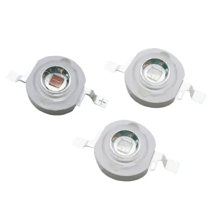 Perles LED haute puissance 1W 3w, blanc froid 6000k chaud naturel 4000k rouge 660nm vert bleu 460nm 