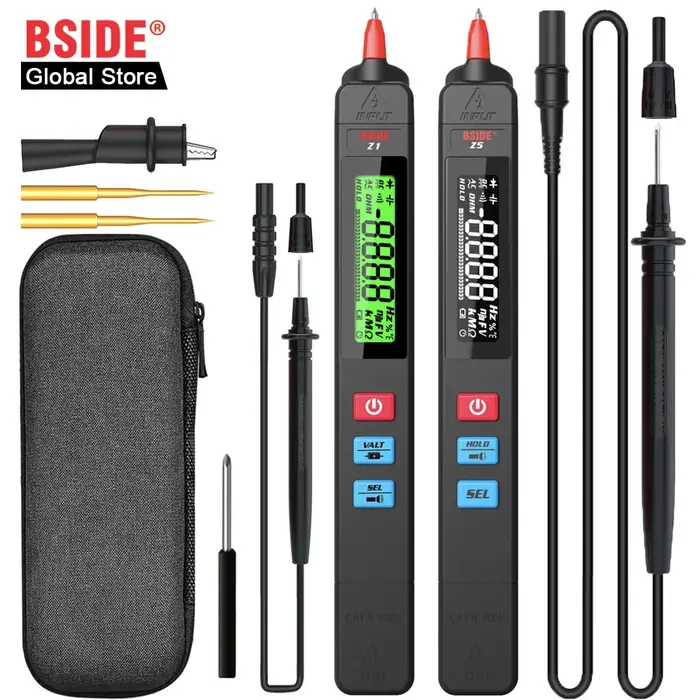 BSIDE – multimètre numérique intelligent, testeur de Type stylo, détection automatique de tension sa