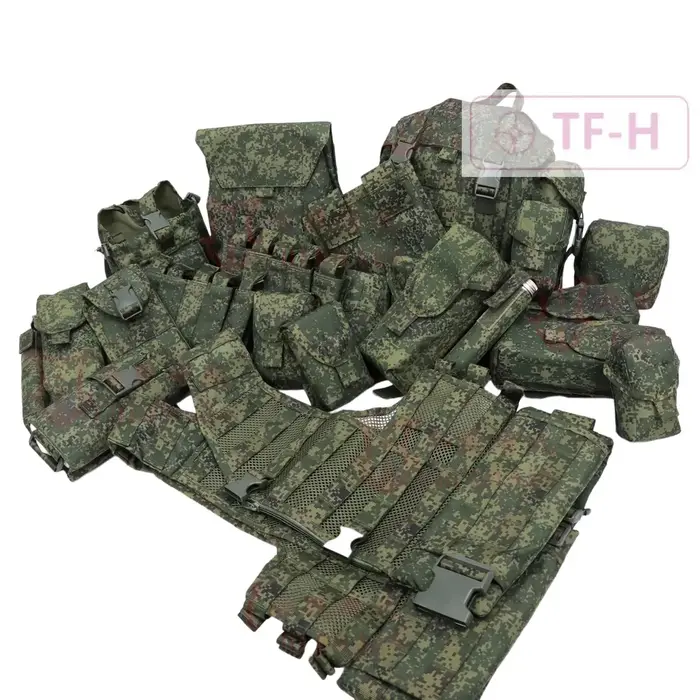 Équipement tactique russe EMR GEN 3 6sh117 avec sac signal tiges grenades masque à gaz chasse